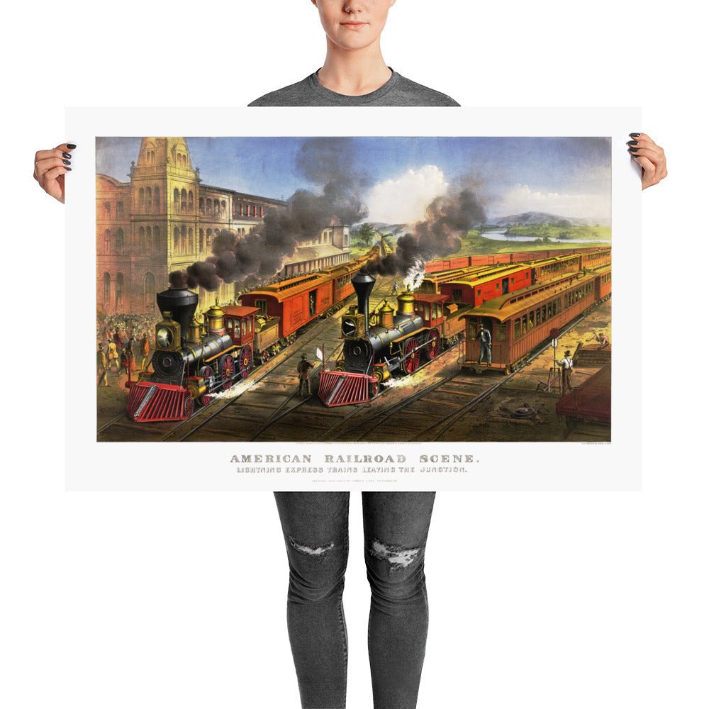 American Railroad Scene - Available at KNOWOL