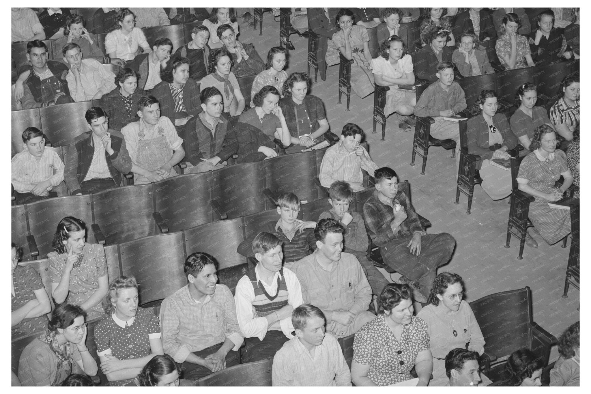 Americanization Program for Students in Eufaula Oklahoma 1940 - Available at KNOWOL