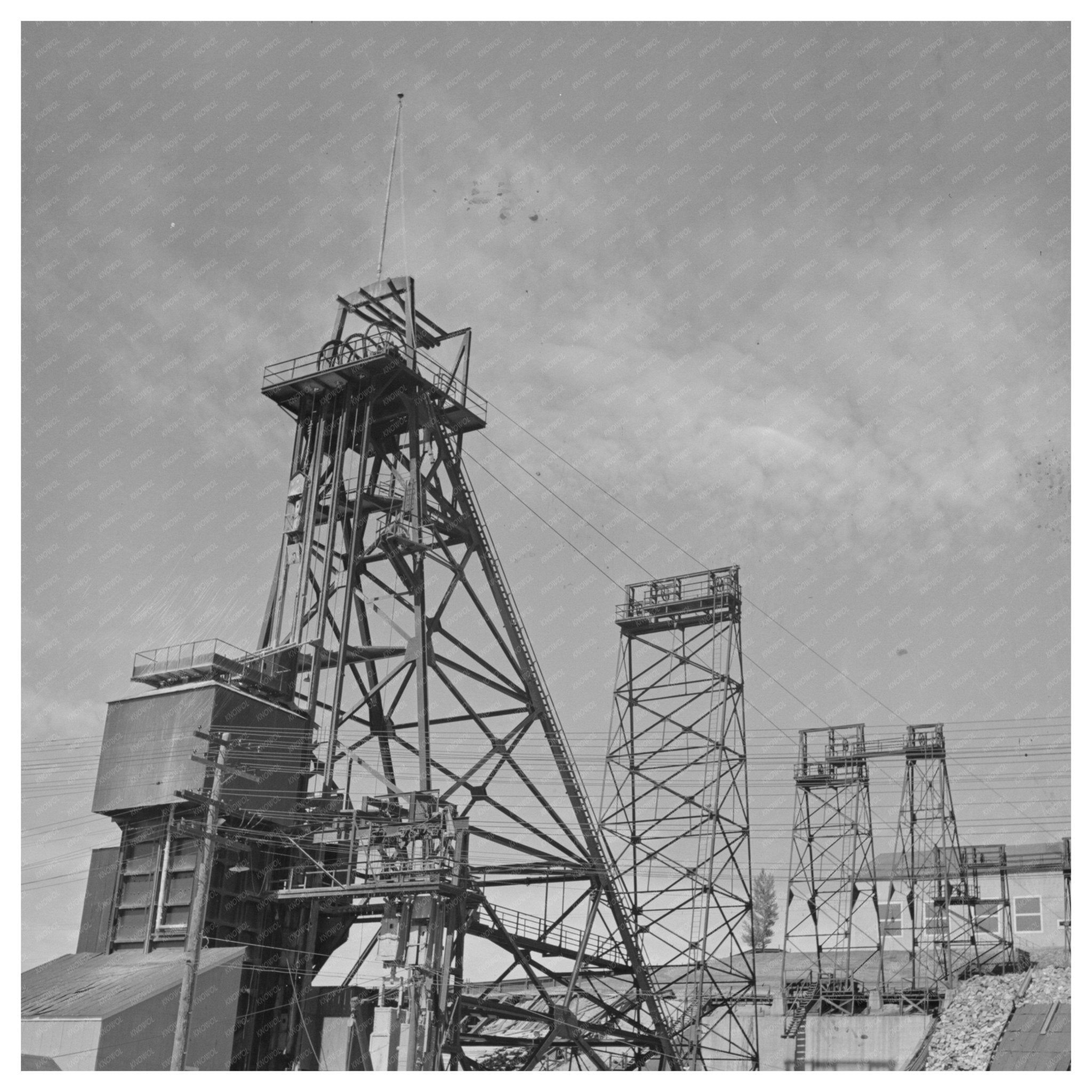 Anaconda Copper Mining Company Butte Montana 1942 Image - Available at KNOWOL