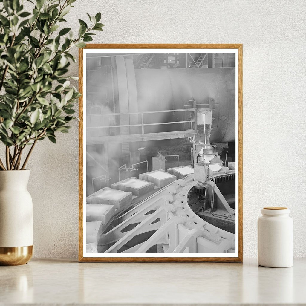 Anaconda Smelter Copper Anode Casting September 1942 - Available at KNOWOL