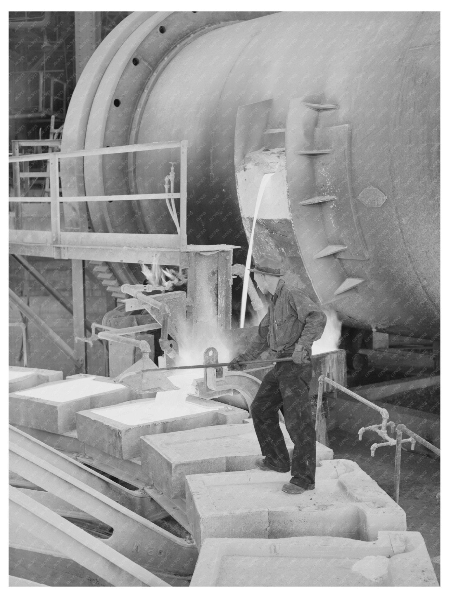 Anaconda Smelter Copper Anodes September 1942 - Available at KNOWOL