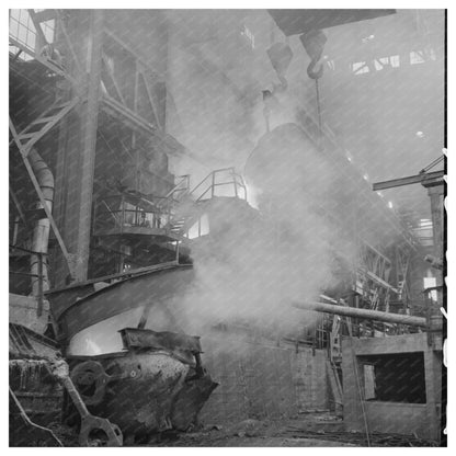 Anaconda Smelter Copper Pouring Process September 1942 - Available at KNOWOL