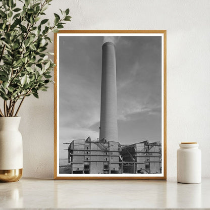 Anaconda Smelter Montana 1942 with Largest Smokestack - Available at KNOWOL