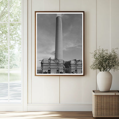 Anaconda Smelter Montana 1942 with Largest Smokestack - Available at KNOWOL