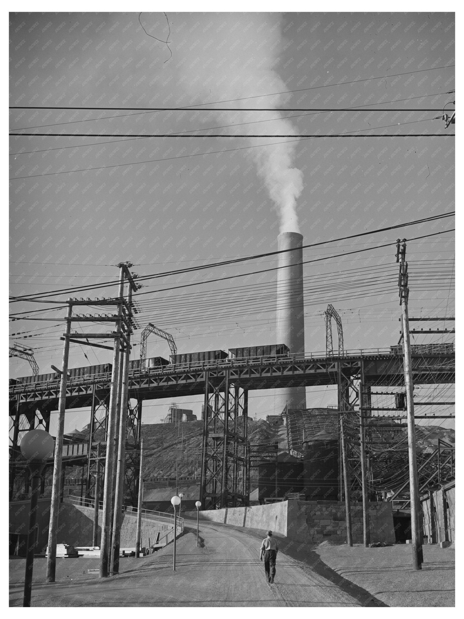 Anaconda Smelter Montana Ore Cars September 1942 - Available at KNOWOL