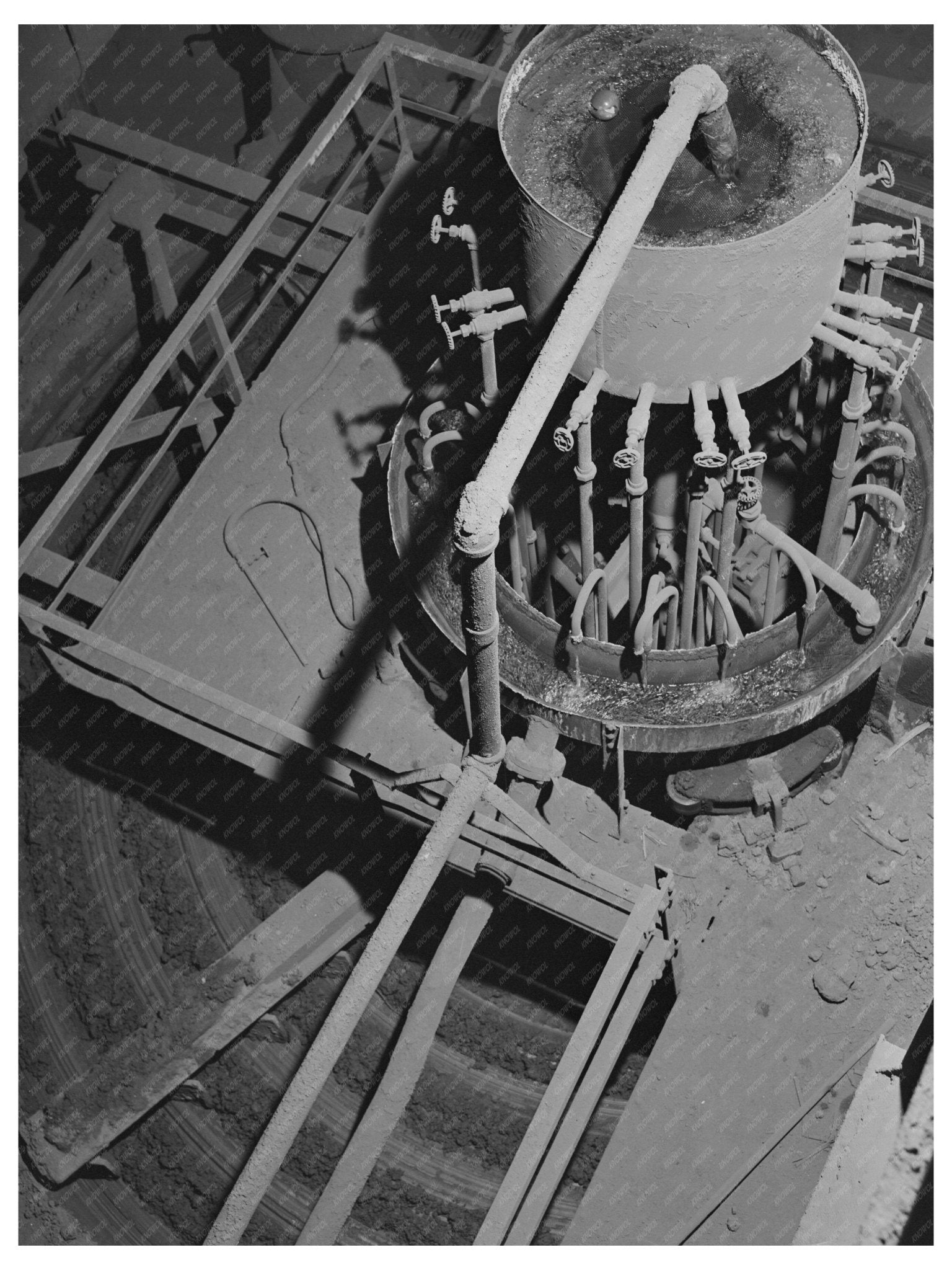 Anaconda Smelter Roasting Furnaces Anaconda Montana 1942 - Available at KNOWOL