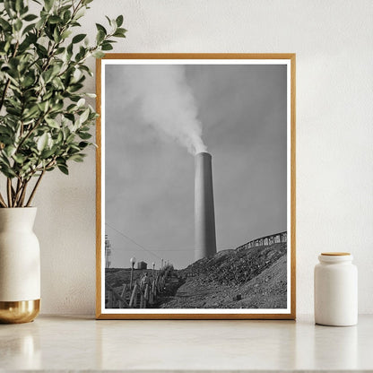 Anaconda Smelter Tallest Smokestack Montana 1942 - Available at KNOWOL