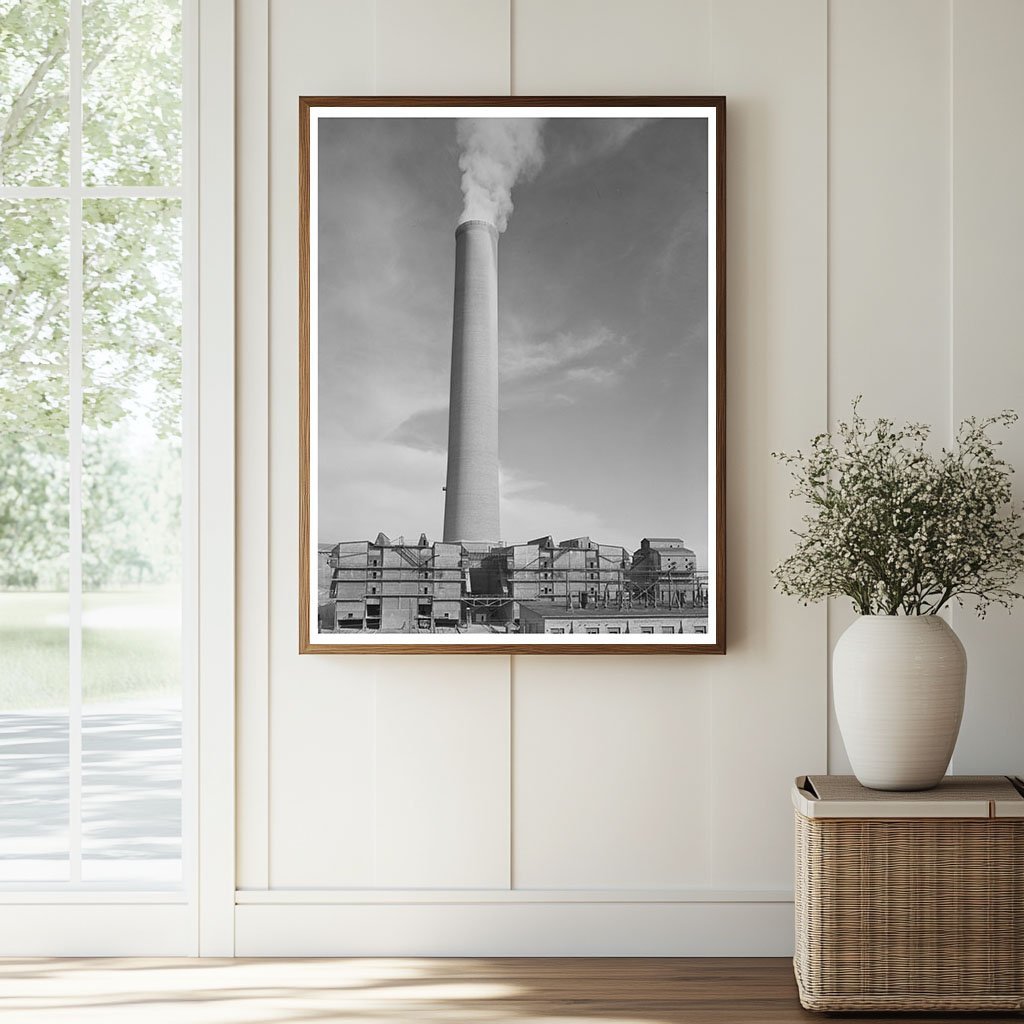 Anaconda Smelter with Tallest Smokestack 1942 - Available at KNOWOL