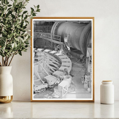 Anaconda Smelter Workers Pouring Copper Anodes 1942 - Available at KNOWOL