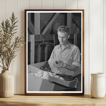 Apple Wrapping Training at Yakima Farm Labor Camp 1941 - Available at KNOWOL