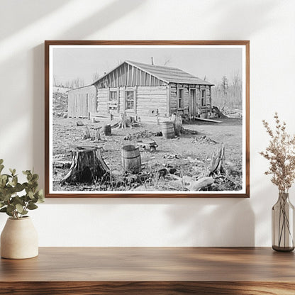 April 1937 Nelma Wisconsin Family Residence Image - Available at KNOWOL