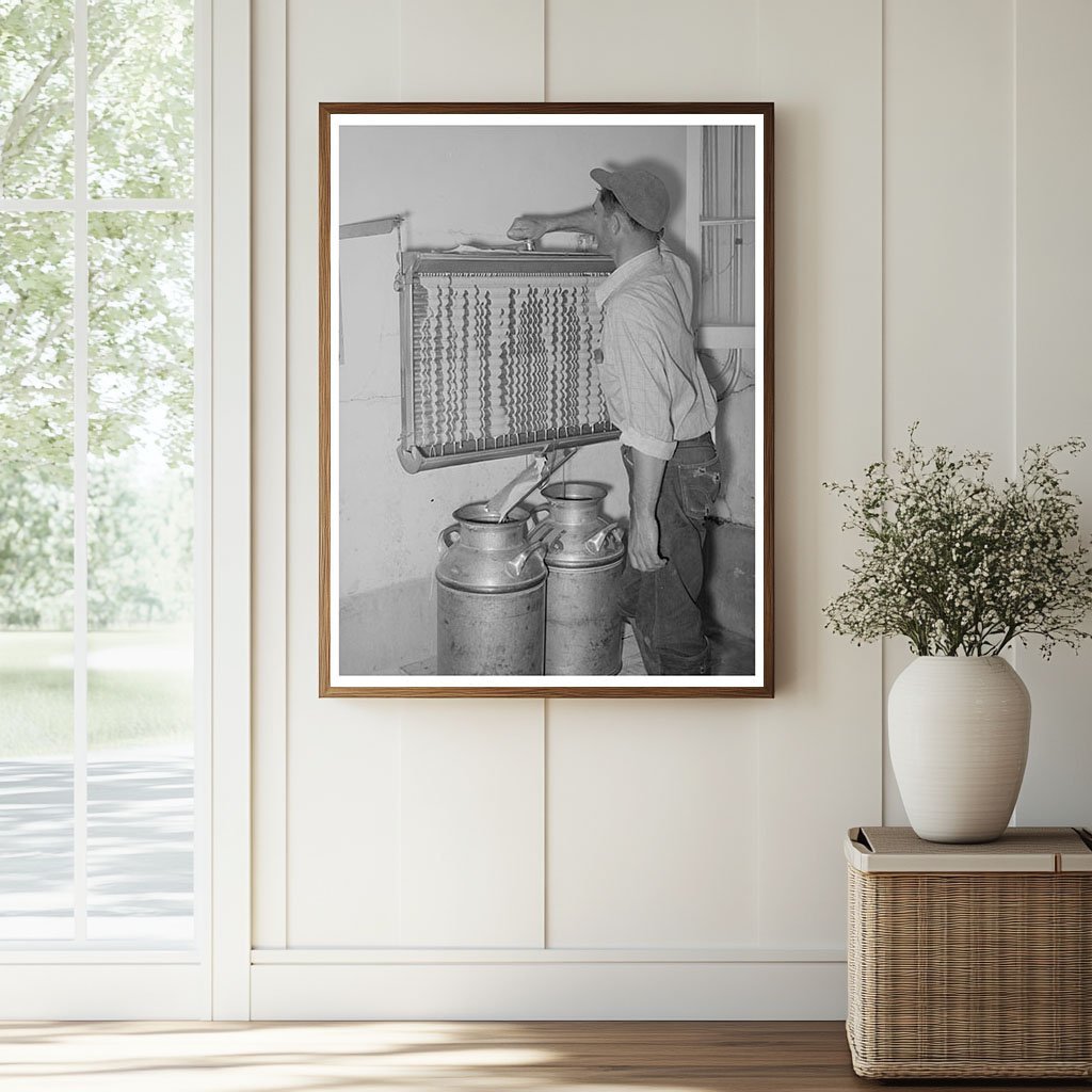 Arizona Dairy Farm Milk Cooling May 1940 Image - Available at KNOWOL