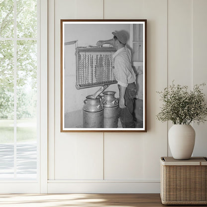 Arizona Dairy Farm Milk Cooling May 1940 Image - Available at KNOWOL