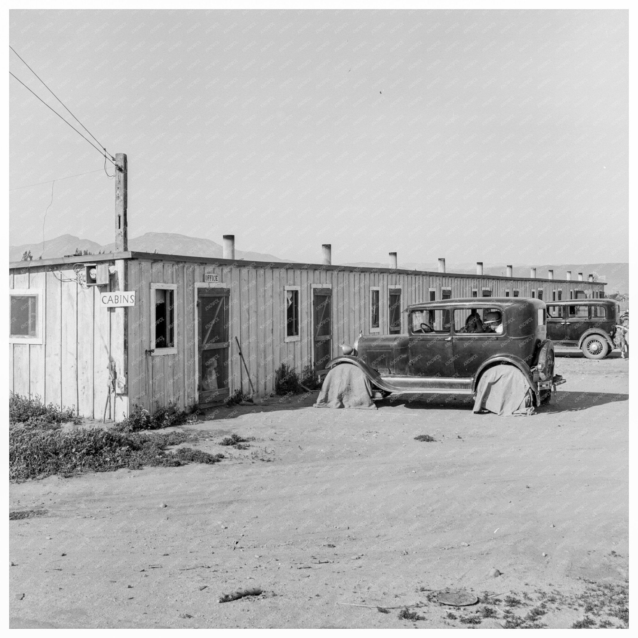 Arkansawyers Auto Camp Greenfield California 1939 - Available at KNOWOL