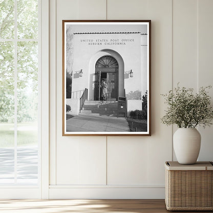 Auburn California Post Office December 1940 Vintage Photo - Available at KNOWOL