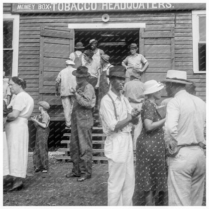 Auction Scene in Coffee County Georgia July 1938 - Available at KNOWOL