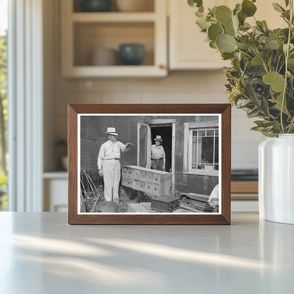 Auctioneer at Rural Sale Orth Minnesota 1937 - Available at KNOWOL