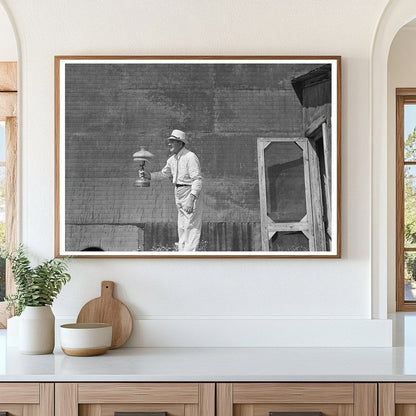 Auctioneer at S.W. Sparlin Sale Orth Minnesota 1937 - Available at KNOWOL