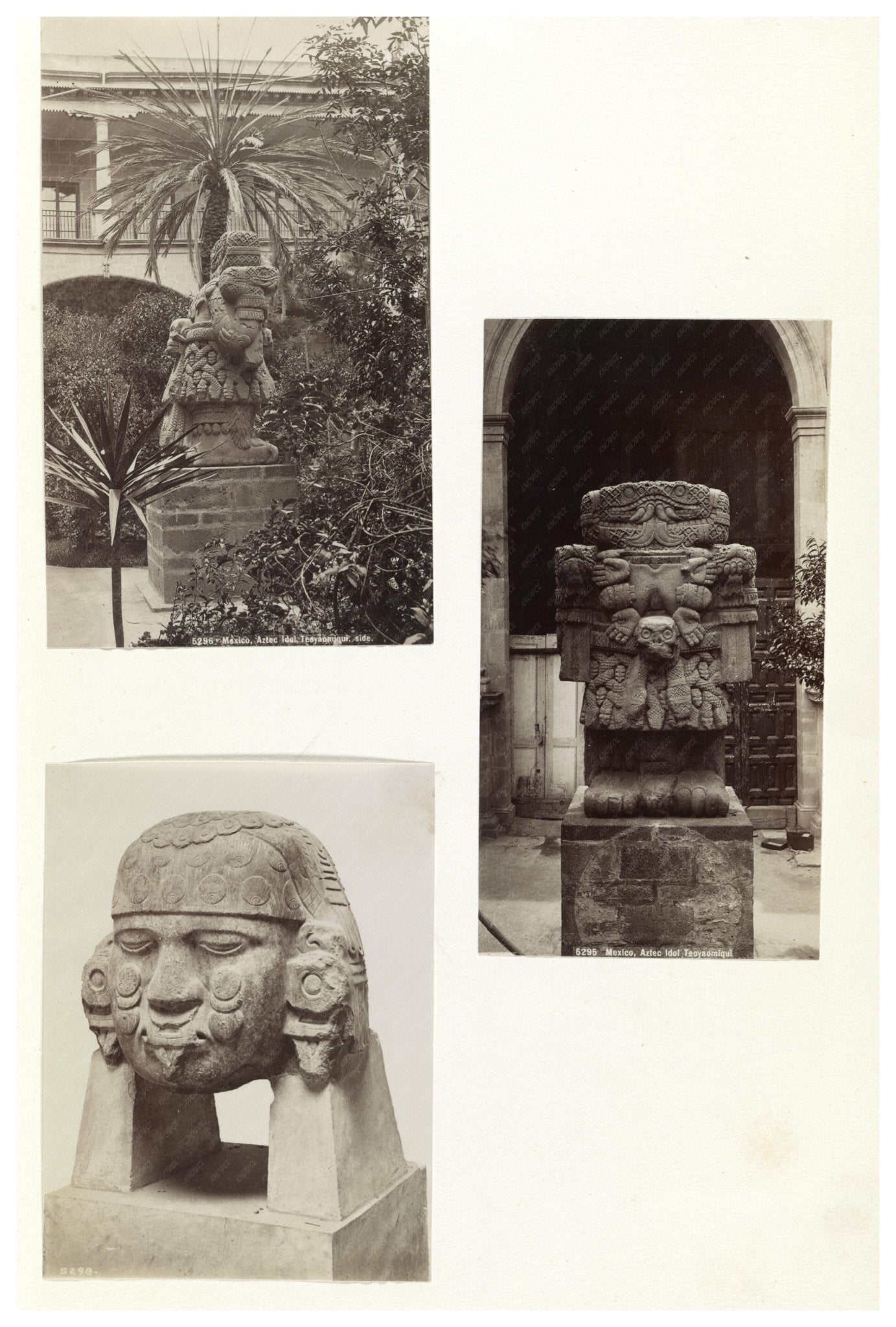 Aztec Idol Teoyaomiqui Vintage Image 1883 1884 - Available at KNOWOL