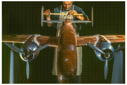 B - 25 Bomber Wind Tunnel Model Testing October 1942 - Available at KNOWOL