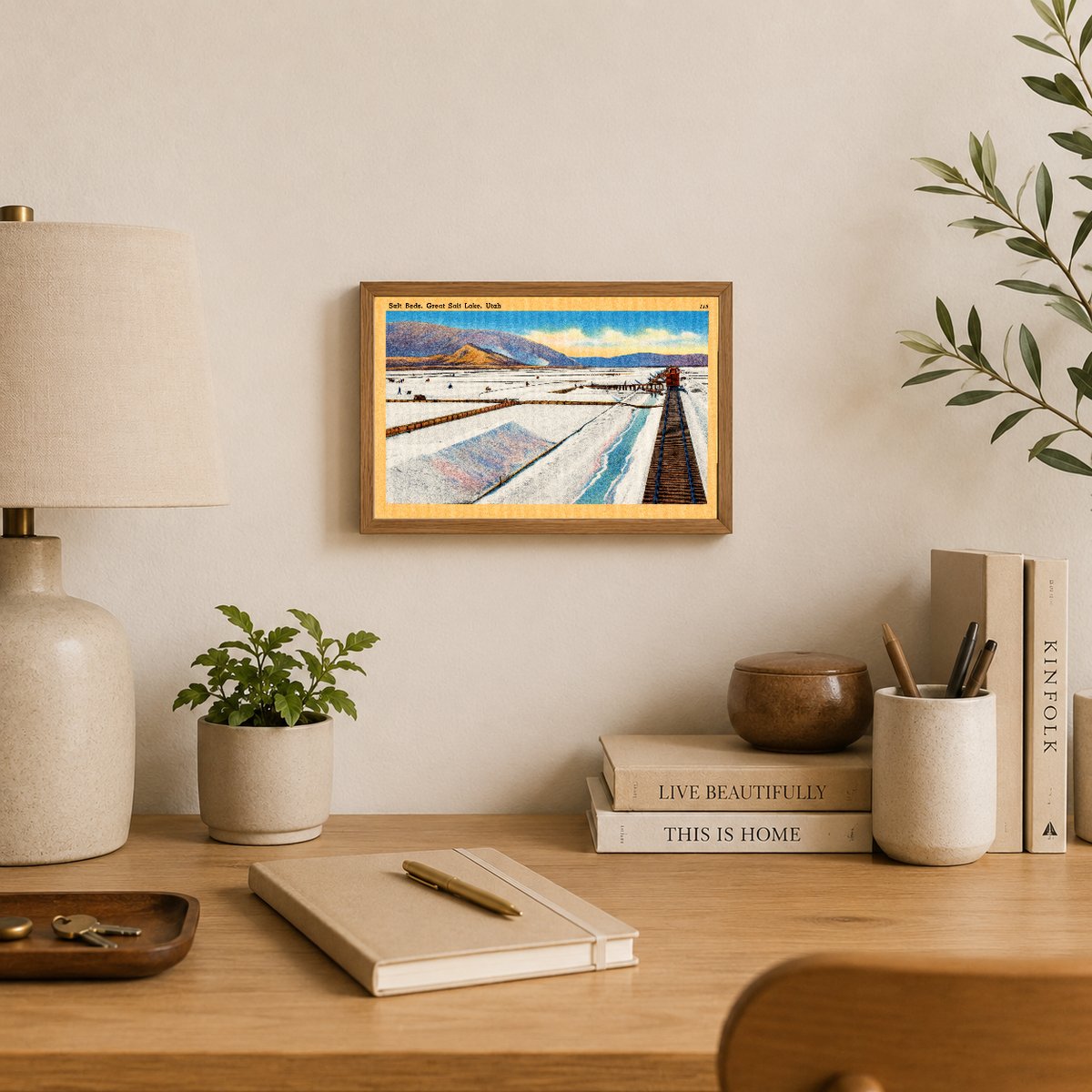 Great Salt Lake, UT: Salt beds