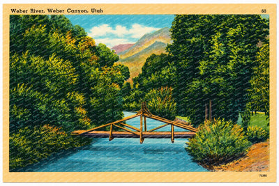 Weber Canyon, UT: Weber River
