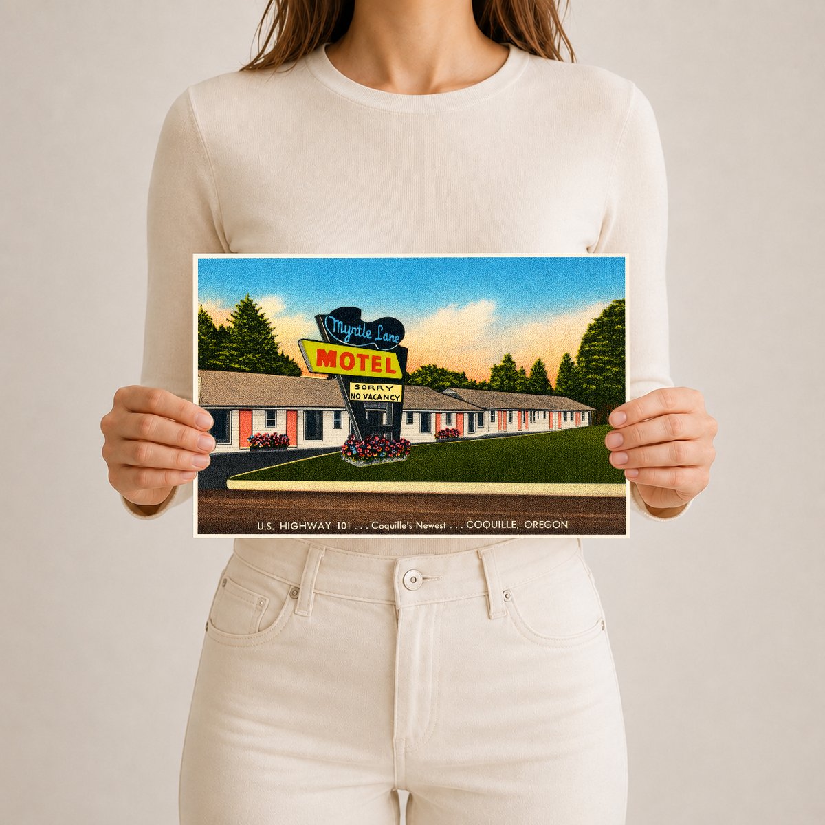 Coquille, OR: Myntle Lane Motel, U.S. Highway 101... Coquille's newest... Coquille