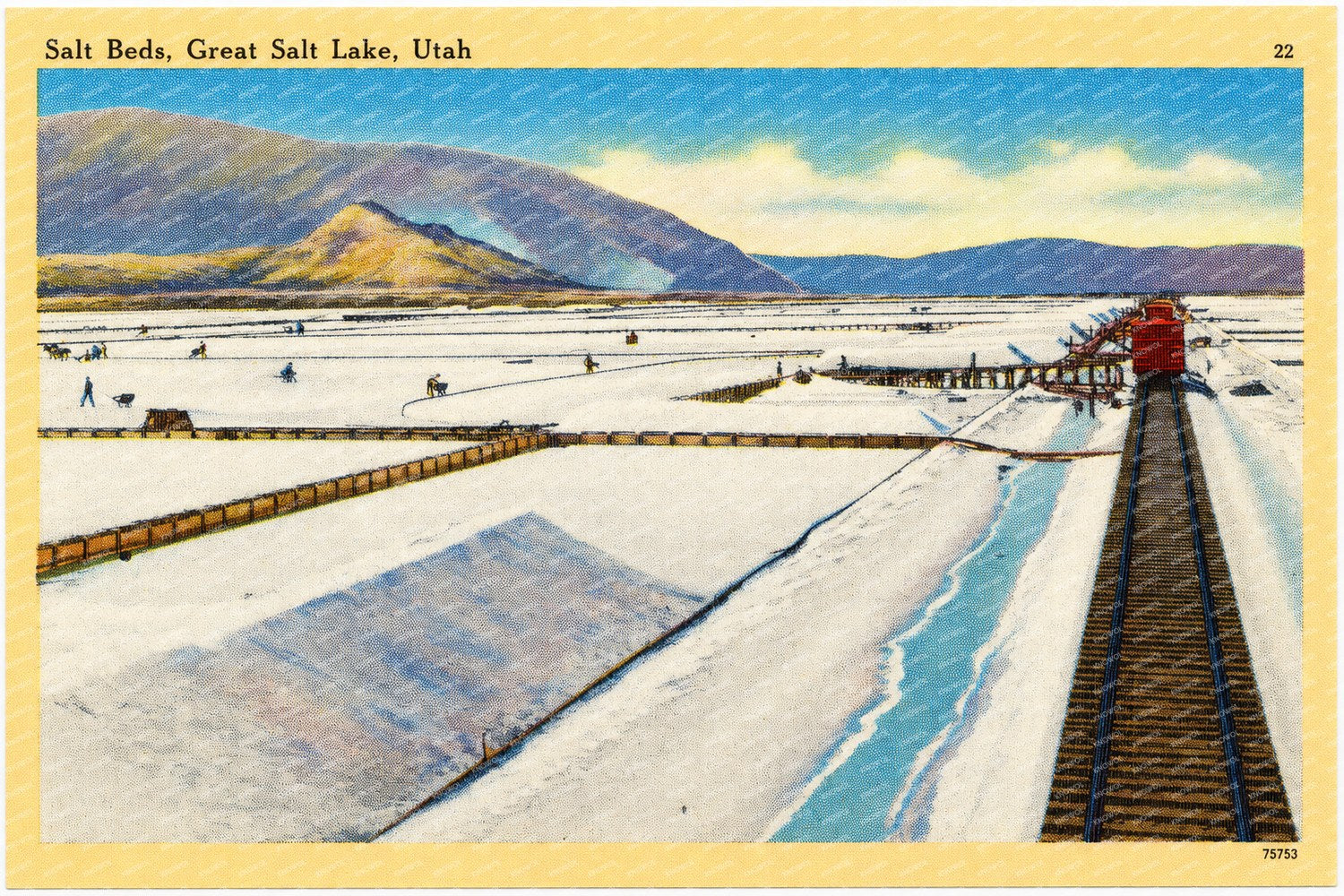 Great Salt Lake, UT: Salt beds