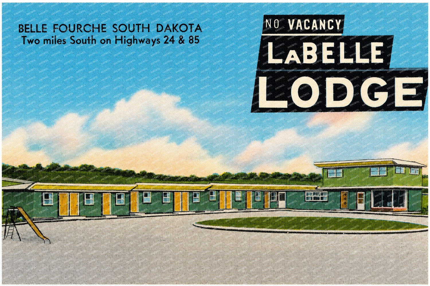 Belle Fourche, SD: LaBelle Lodge, Belle Fourche, South Dakota, two miles South on highways 24 & 85