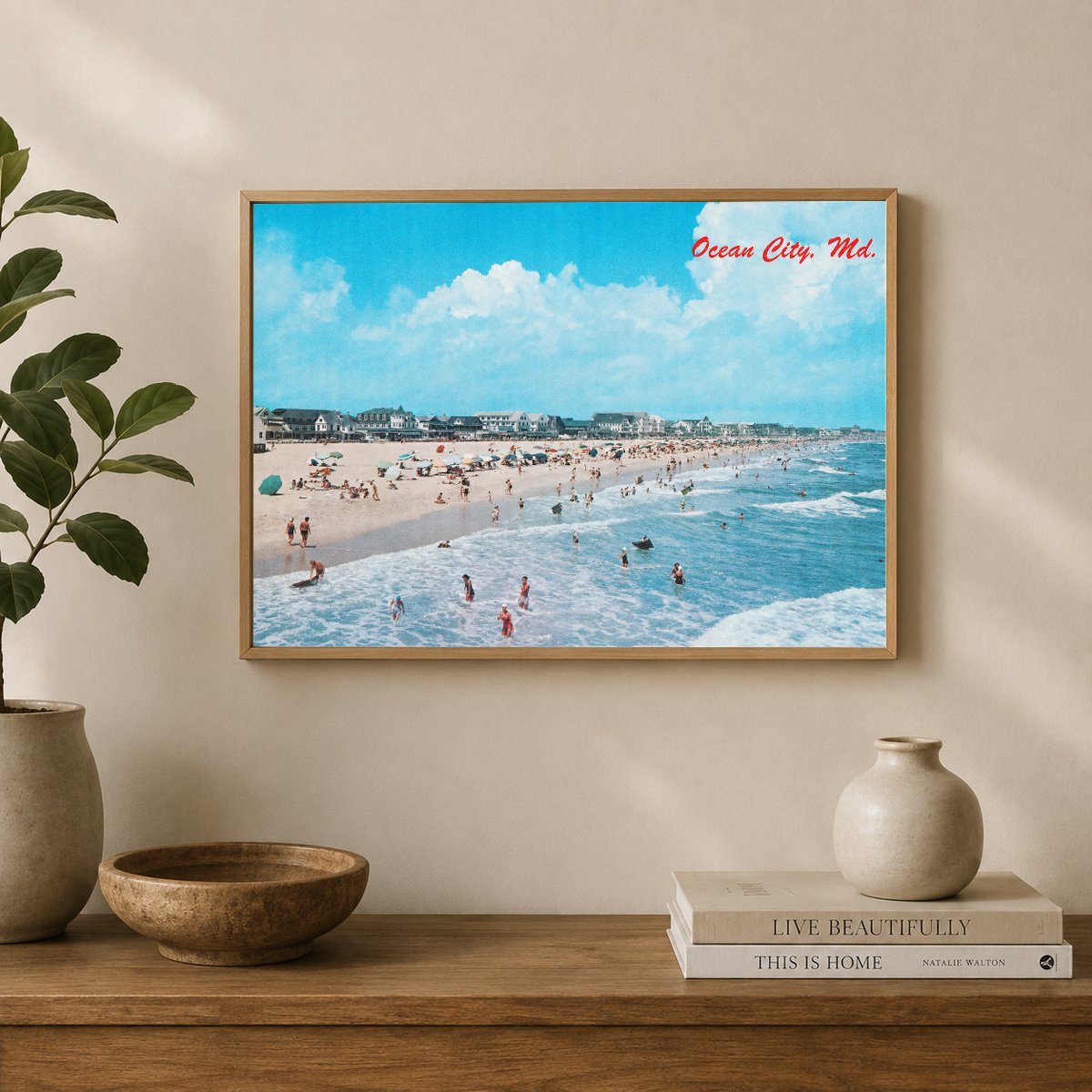 Ocean City, MD — Vintage Maryland Postcard