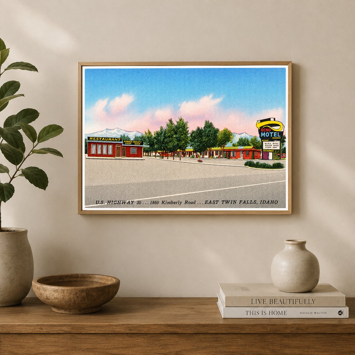 Twin Falls, ID: Echo Motel, US highway 30, 1860 Kimberly Road, East Twin Falls