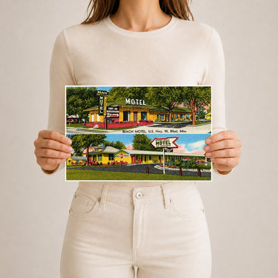 Biloxi, MS: Beach Motel, U.S. Hwy. 90