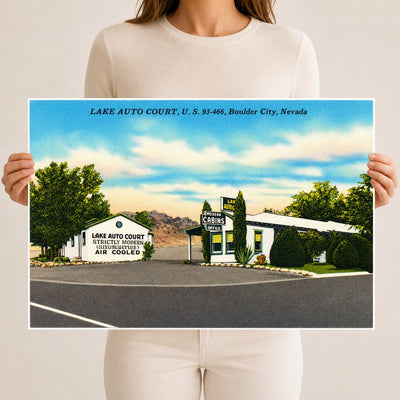 Boulder City, NV: Lake Auto Court, U.S. 93 - 466