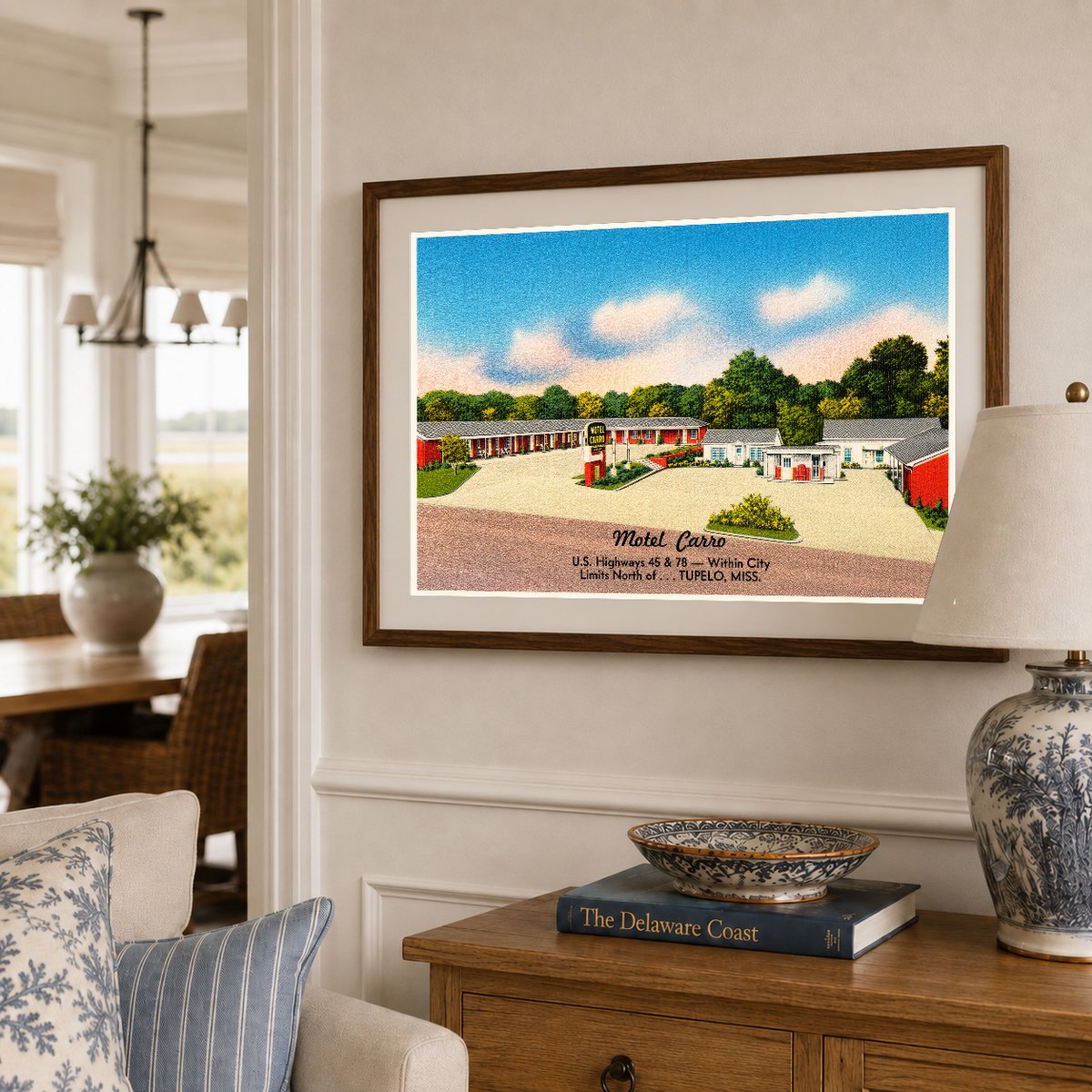Tupelo, MS: Motel Carro, U.S. Highways 45 & 78 -- Within city limits north of... Tupelo