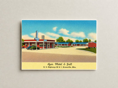Greenville, MS: Azar Motel & Grill, U. S. Highway 82 & 1
