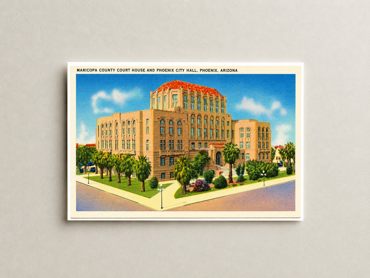 Phoenix, AZ: Maricopa County Court House and Phoenix City Hall