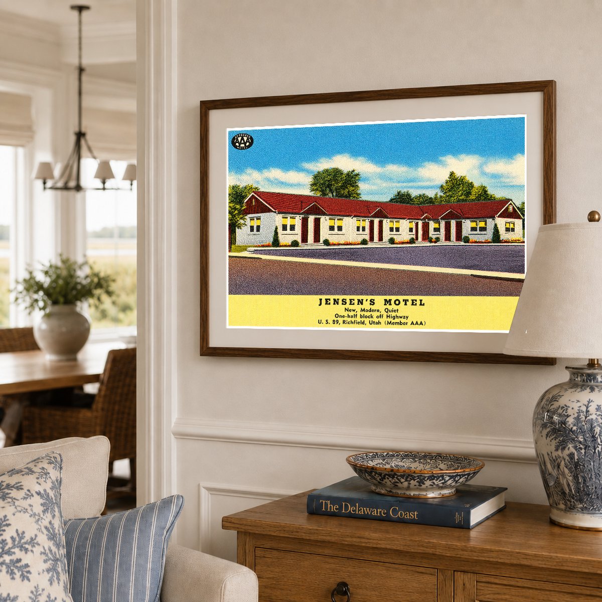 Richfield, UT: Jensen's Motel, new, modern, quiet, one-half block off highway, U.S. 89