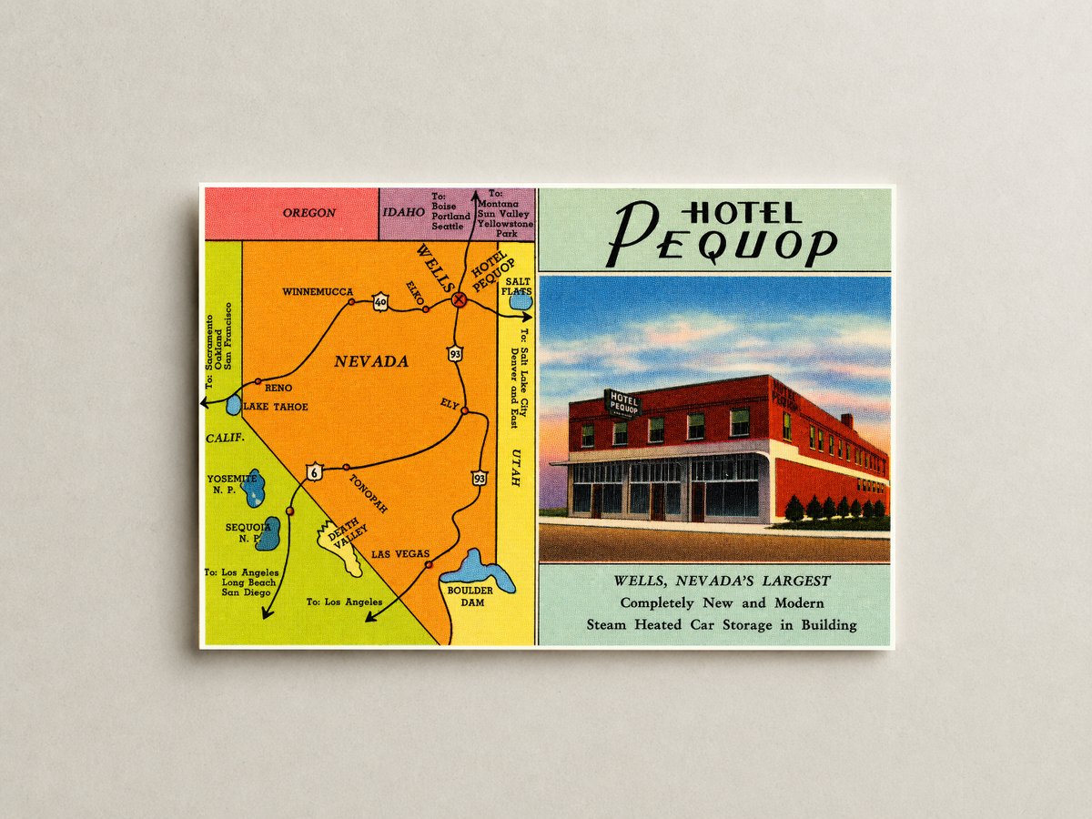 Wells, NV: Hotel Pequop, Wells, Nevada's largest