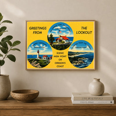 OR: Greetings from the lookout, scenic high point on Oregon's coast