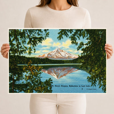 Hood, Mount, OR: Mt. Hood, Oregon, reflection in Lost Lake