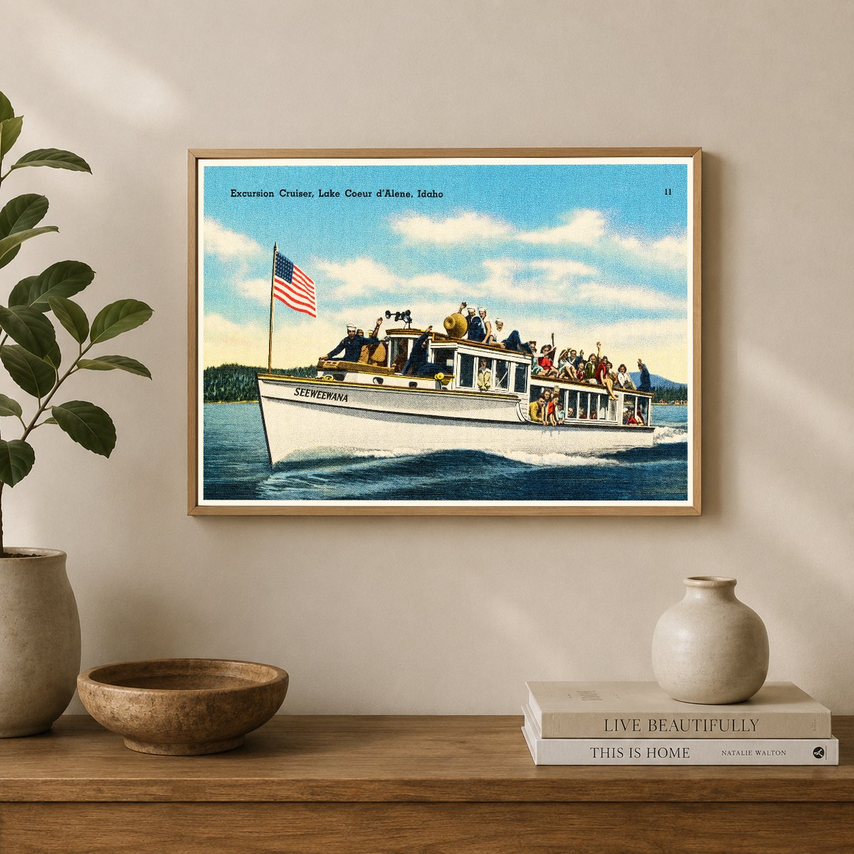 Coeur d'Alene Lake, ID: Excursion cruiser, Lake Coeur d'Alene