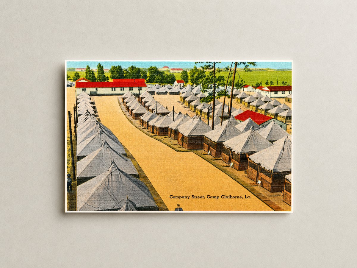 Forest Hill, LA: Company Street, Camp Claiborne