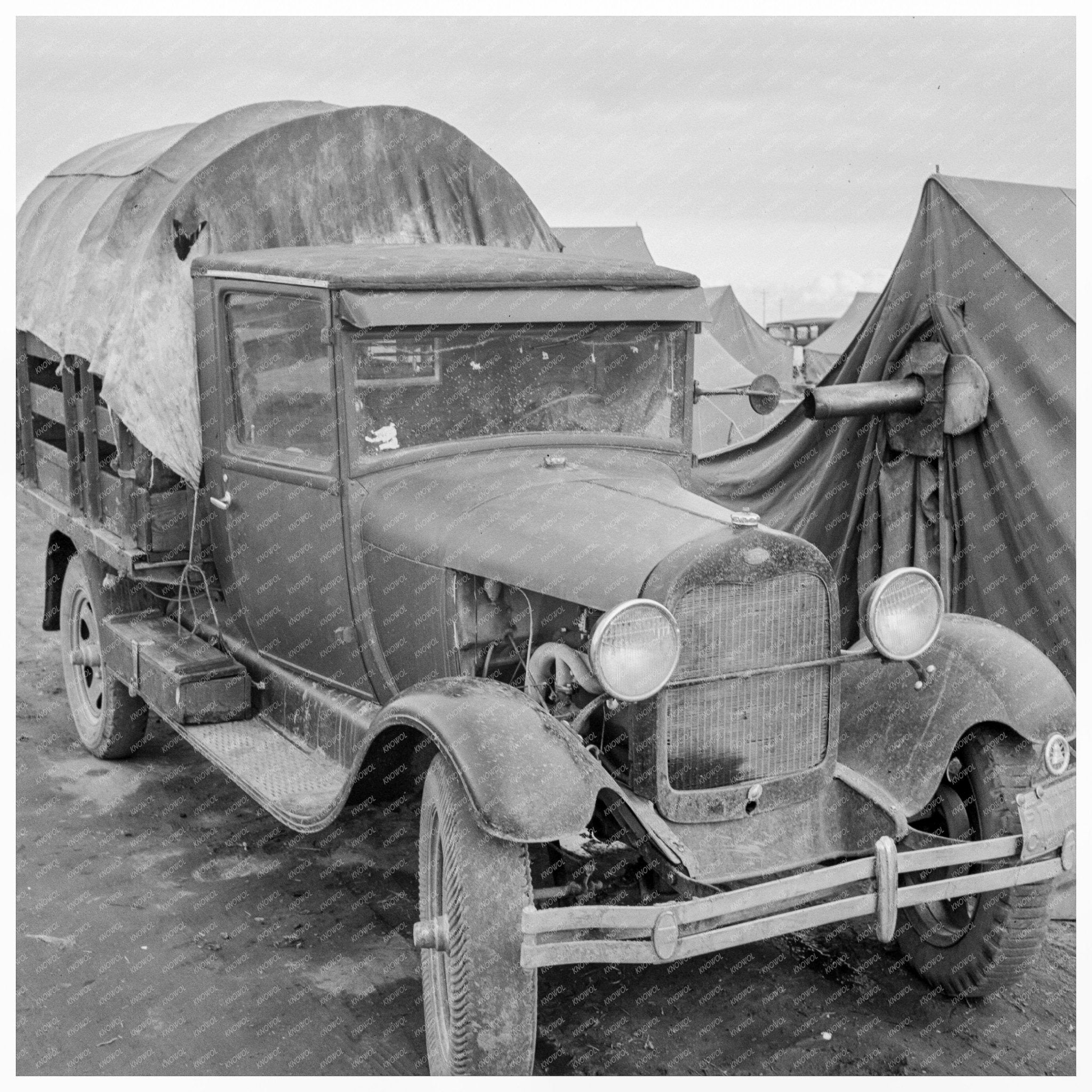 Baby in Truck Merrill Klamath County Oregon 1939 - Available at KNOWOL