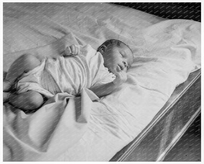 Baby on Delta Cooperative Farm Mississippi 1937 - Available at KNOWOL