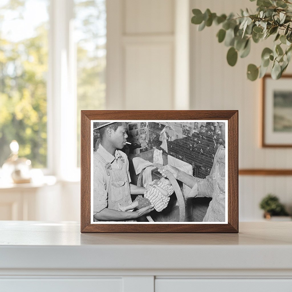 Baby Passing Through Hoop Tradition April 1939 - Available at KNOWOL