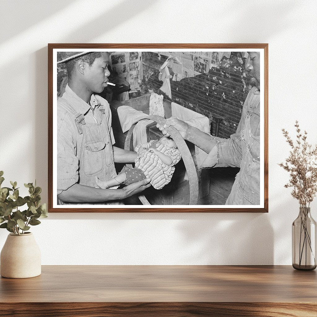 Baby Passing Through Hoop Tradition April 1939 - Available at KNOWOL