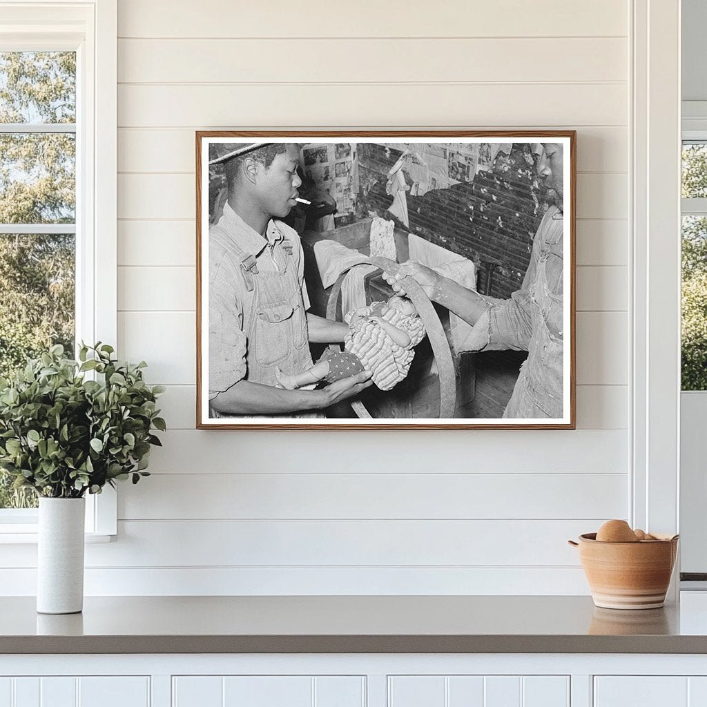 Baby Passing Through Hoop Tradition April 1939 - Available at KNOWOL