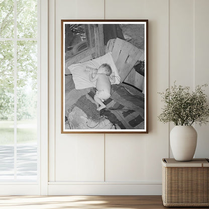 Baby with Bottle in Oklahoma Shack July 1939 - Available at KNOWOL