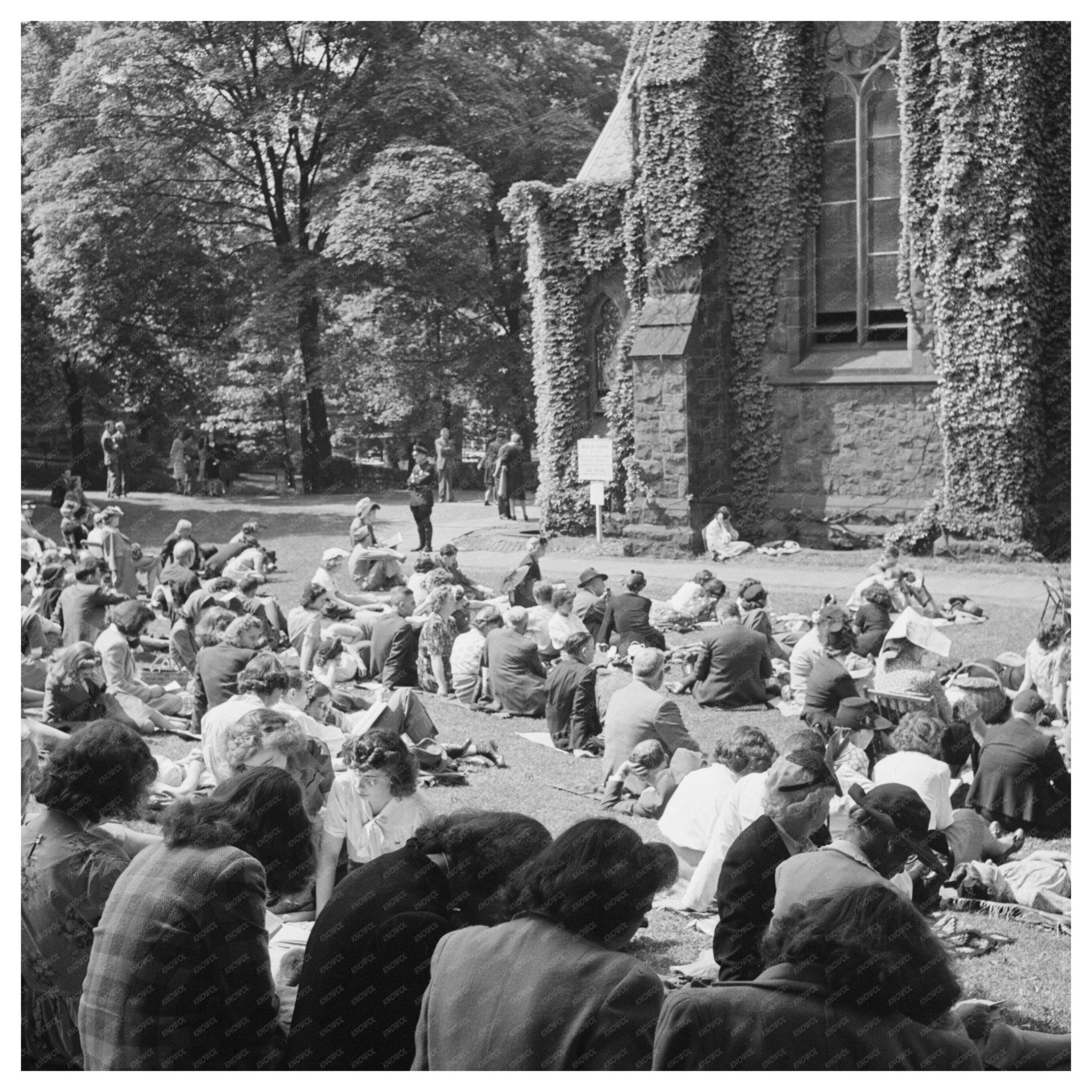 Bach Festival Attendees Parker Memorial Chapel May 1944 - Available at KNOWOL