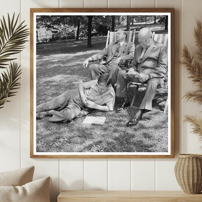 Bach Festival Outdoor Scene Bethlehem Pennsylvania 1944 - Available at KNOWOL